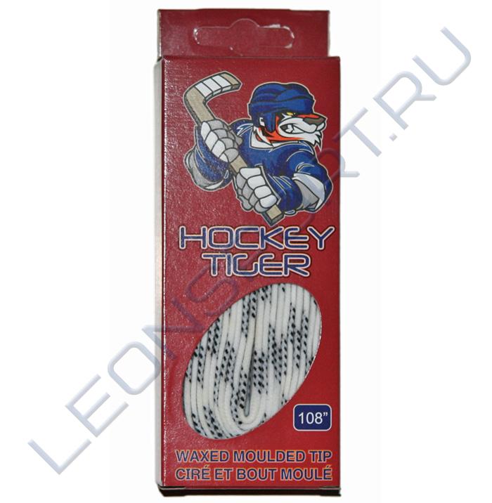 Шнурки с пропиткой HOCKEY TIGER JR